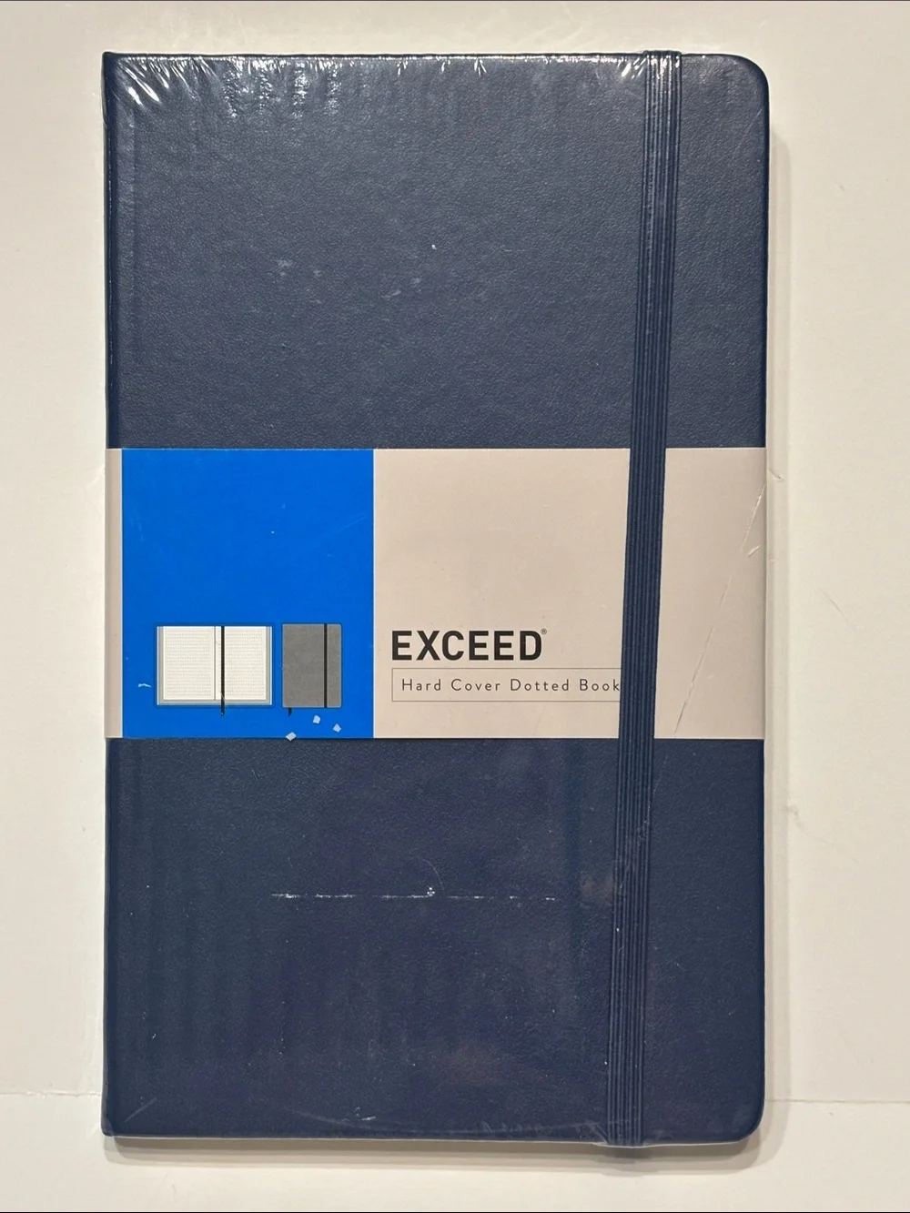 Exceed Blue Hard Cover Dotted Notebook Journal